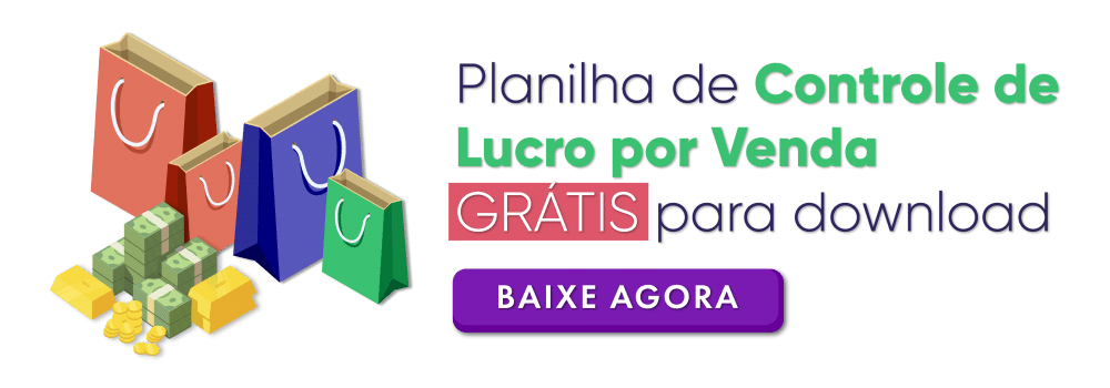 Planilhas para Varejo: planilha de lucro por venda