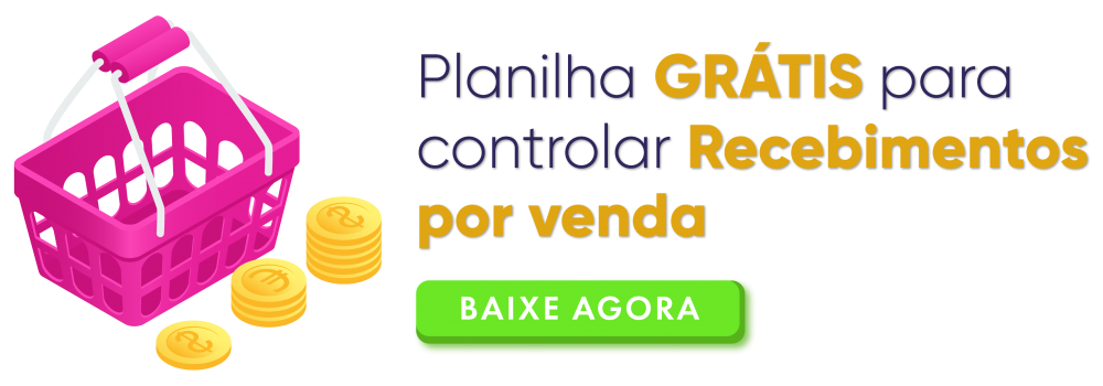 Planilhas para varejo: controle de recebimento por venda