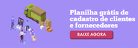 Planilha de cadastro de clientes
