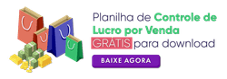 Planilhas para Varejo: planilha de lucro por venda