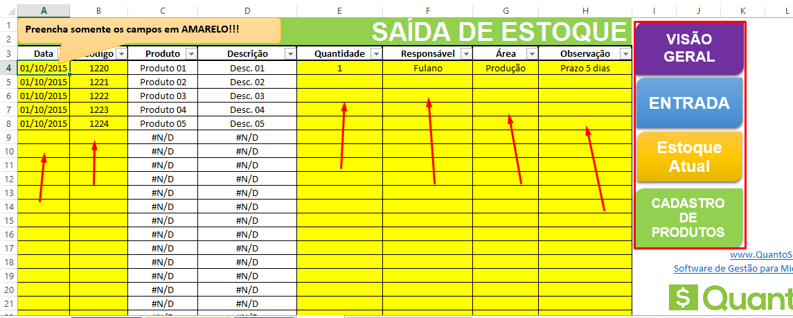 Planilha De Controle De Estoque Excel Modelo Gr tis Para Download Planilha De Controle De Estoque Excel Modelo Gr tis Para Download